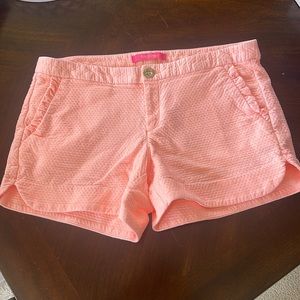 Perfect condition Lily Pulitzer shorts. Worn once. Beautiful coral color